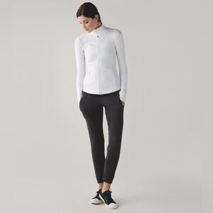 LULULEMON White DEFINE Activewear Zippered Jacket or Top Sz 6